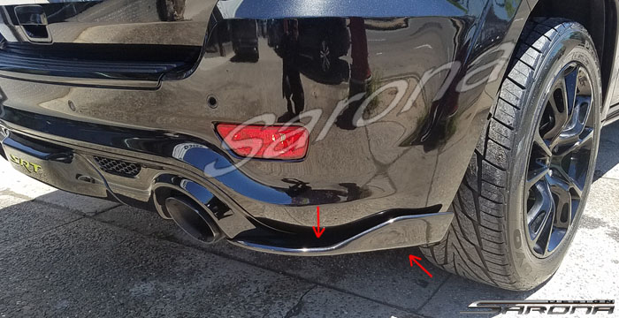 Custom Jeep Grand Cherokee  SUV/SAV/Crossover Rear Lip/Diffuser (2011 - 2020) - $375.00 (Part #JP-016-RA)